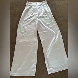 Gold shimmer wide legged dress pants